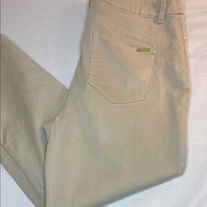 Chico’s So Lofting Cropped Women's Tan Jeans Sz 1
